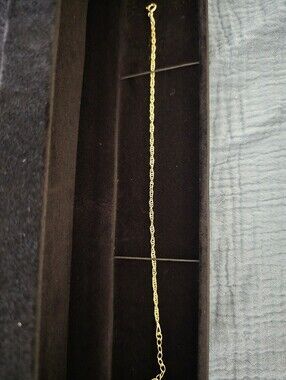 10k Gold Rope Chain Bracelet for Women With Extender - Elegant Everyday Jewelry